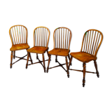 Solid wood chairs, vintage