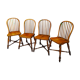 Solid wood chairs, vintage