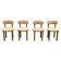 Chaises de salle à manger par Rainer Daumiller, 1972, ensemble de 4