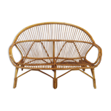 Bamboo sofa and rattan from the 60s