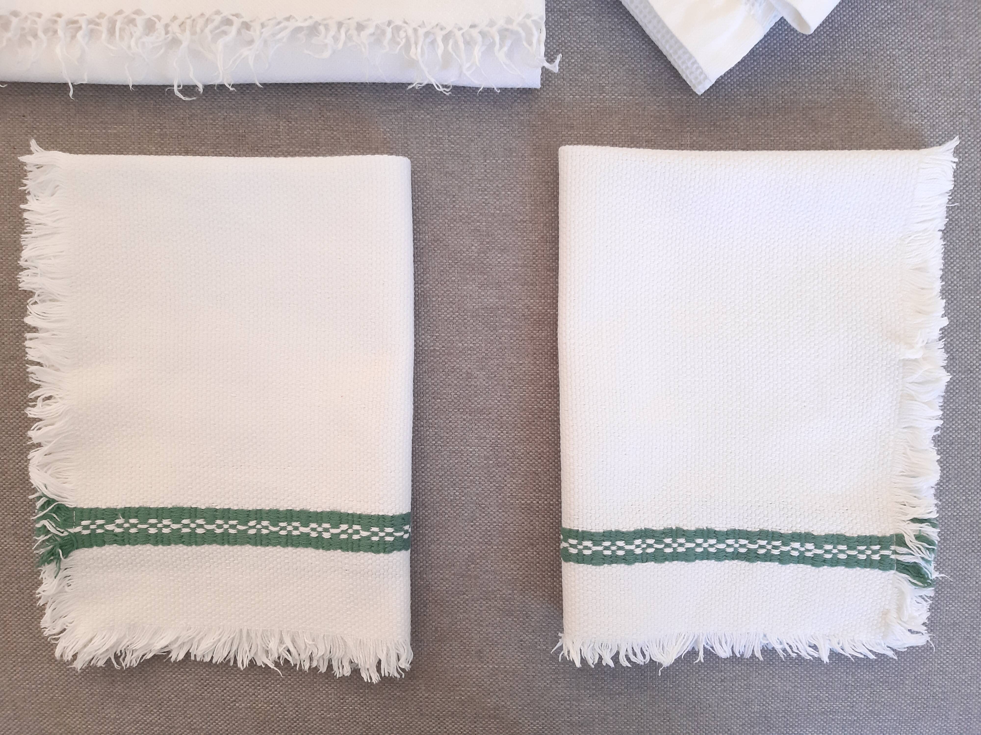 4 old tea towels