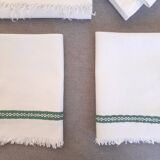 4 old tea towels