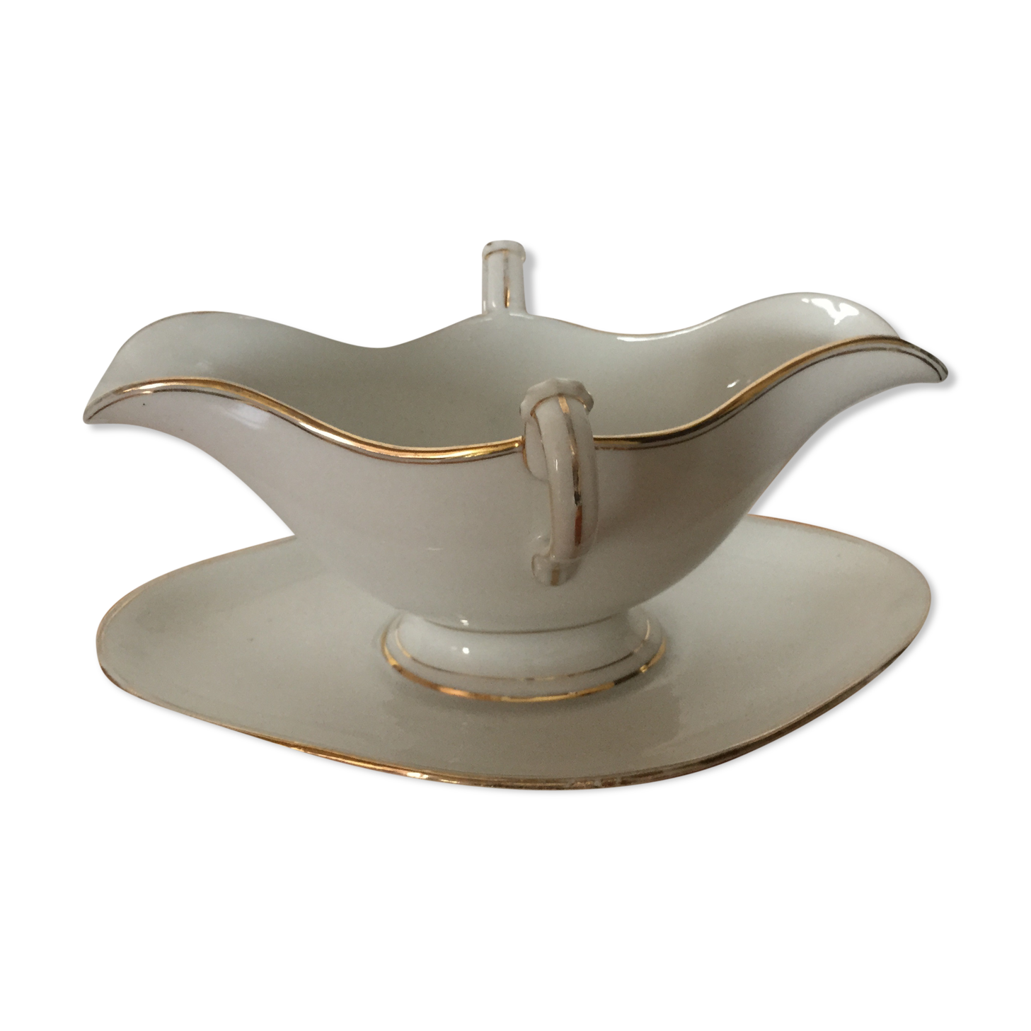 Paris porcelain sauce dish