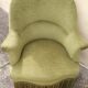 Nice pair of Napoleon III era toad armchairs