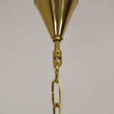 Mid-century Glass Pendant,Kamenicky Senov,1960's.