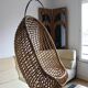 Suspended rattan chair, France, 1970