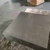 Table basse acier brossé