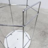 Stool 1980 steel wire and vinyl max sauze style