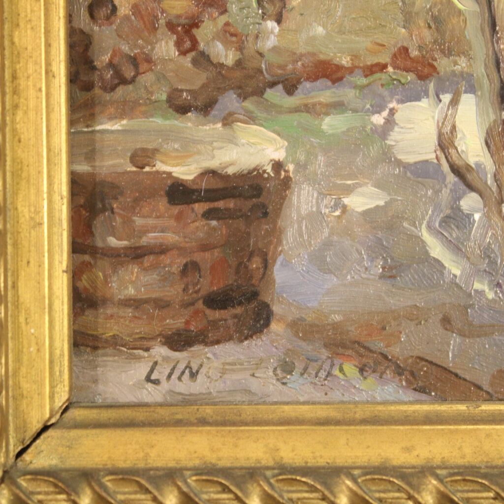 Italian painting signed seascape