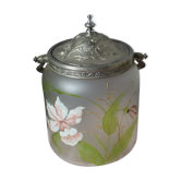 Bonbonnière en verre dépoli
