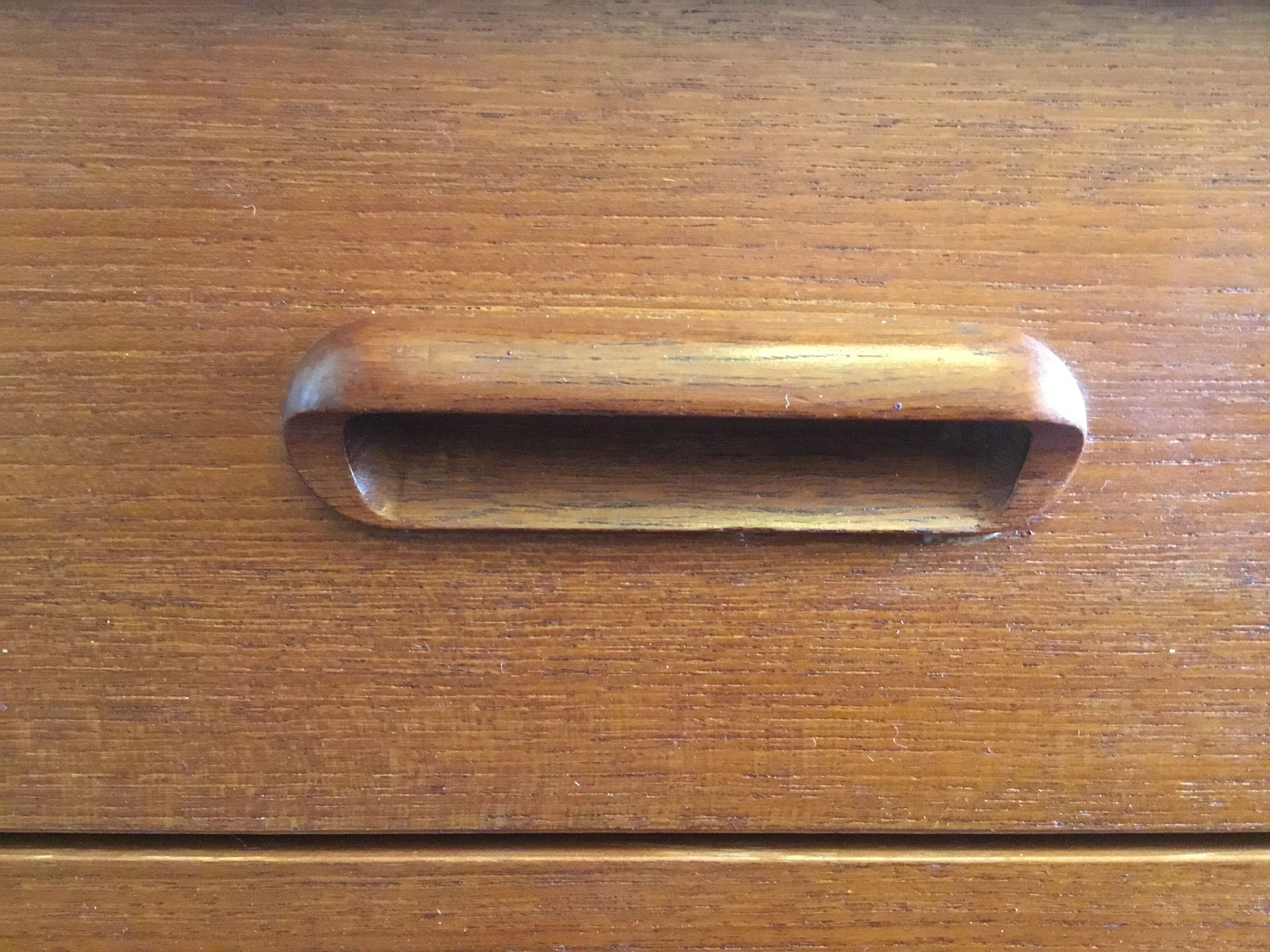 Scandinavian sideboard in teak design