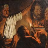 19th century Flemish painting, Salome with the Head of St. John the Baptist