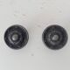 Pair of solid aluminium Victorian-style handles