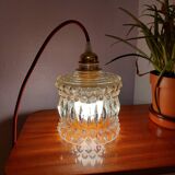 Bubble glass portable lamp