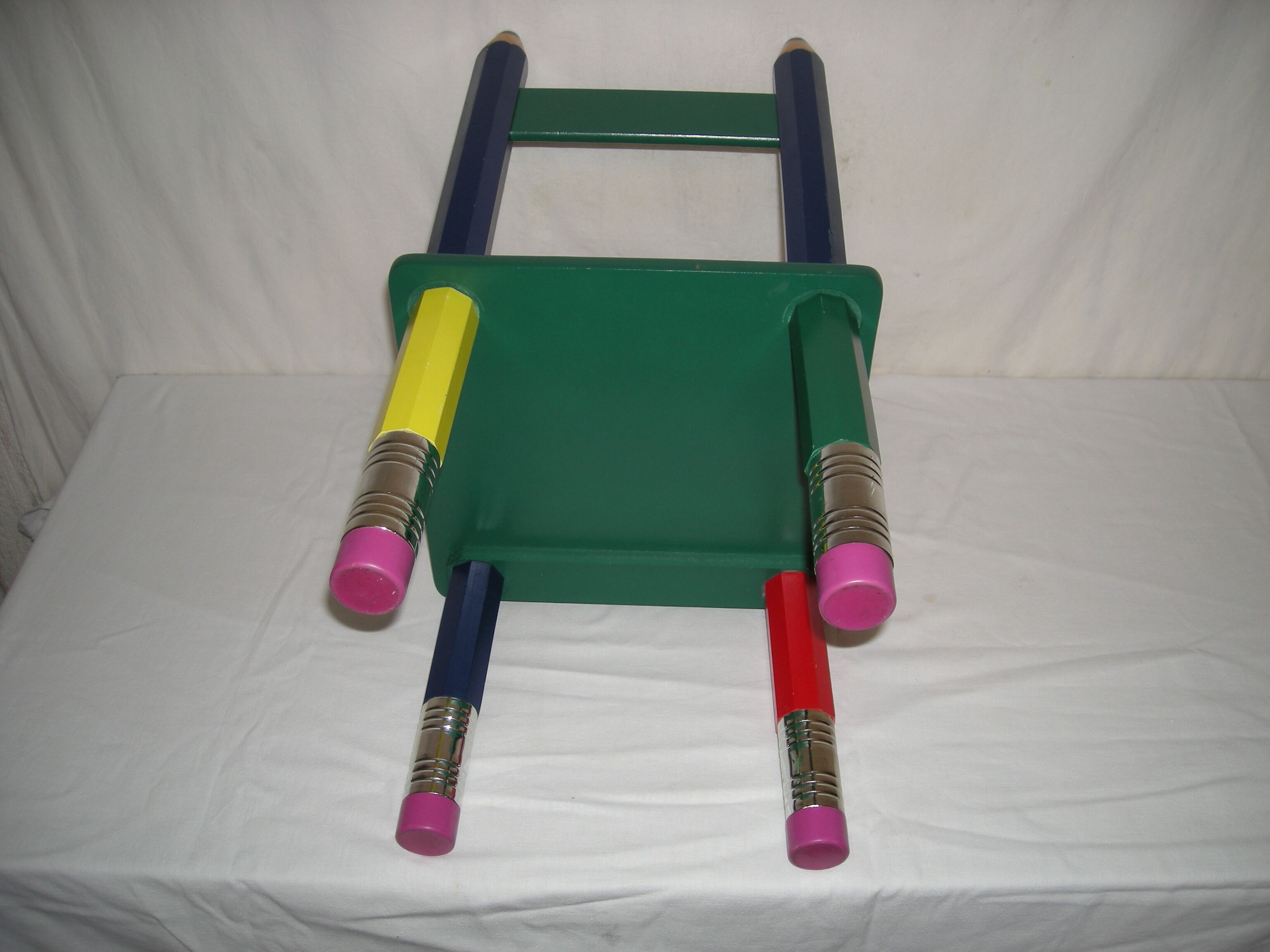 Children's pencil chair from the 80s