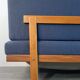Norwegian daybed sofa teak and fabric by ekornes, 1960s