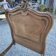 Lit style Louis XV en noyer (1 personne)