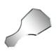 Bevelled hand mirror