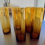 6 Verres ambrés