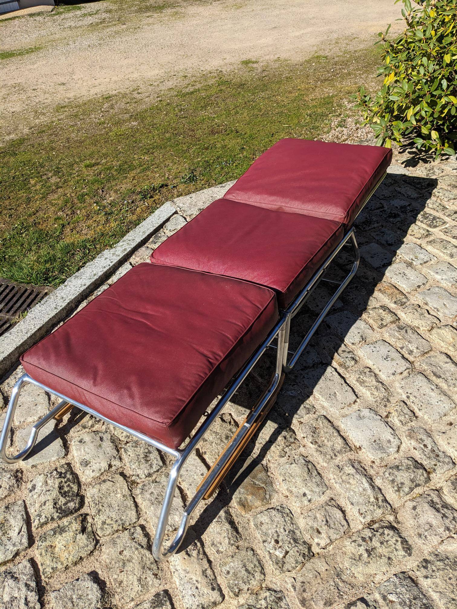 Modernist armchair by F. CARUELLE