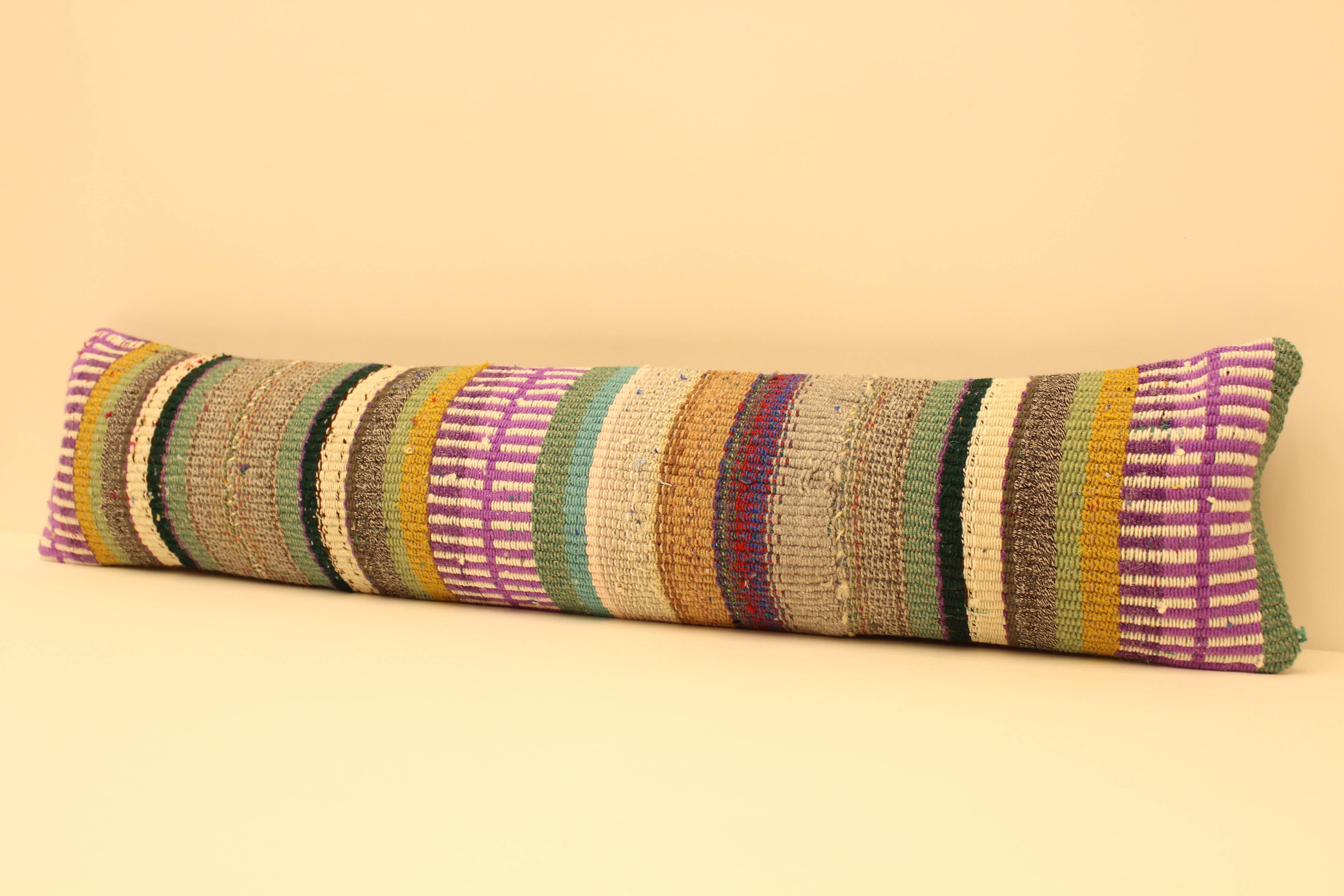 Turkish kilim cushion, 20x90 cm, DY-33