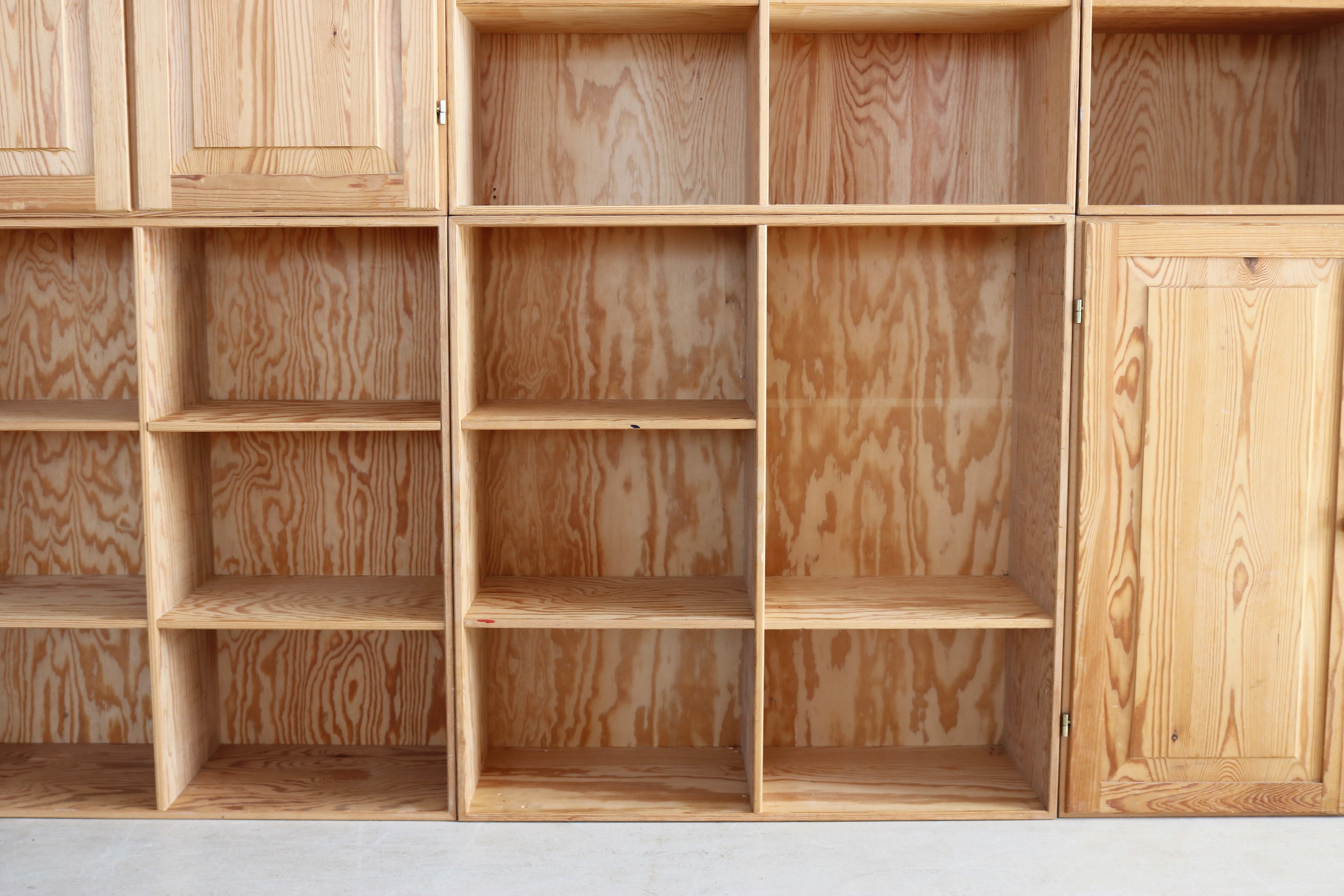 Set of 8 vintage modular cabinets