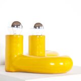 Pair of ceramic lamps