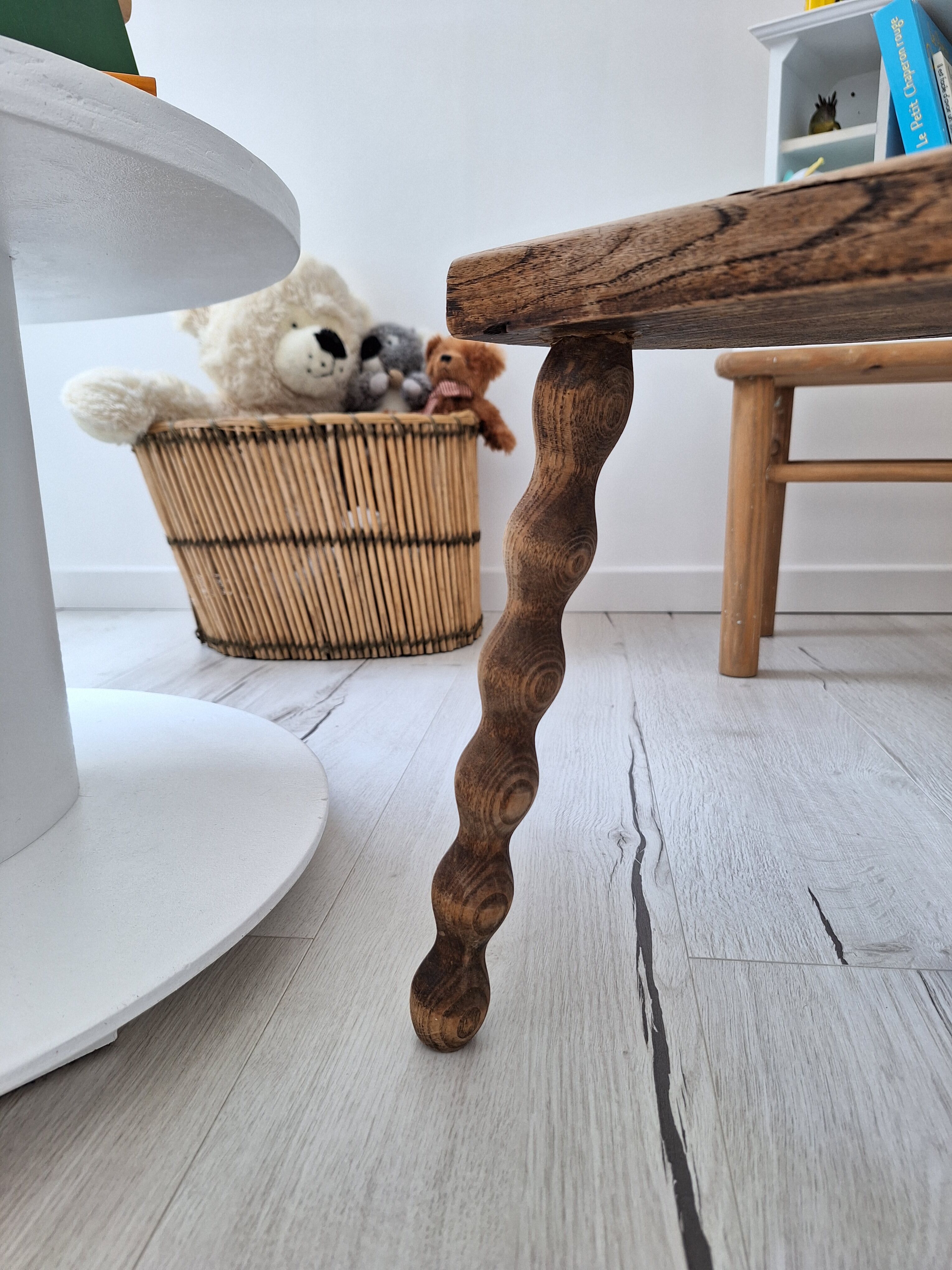 Vintage tripod stool