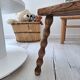 Tabouret tripode vintage