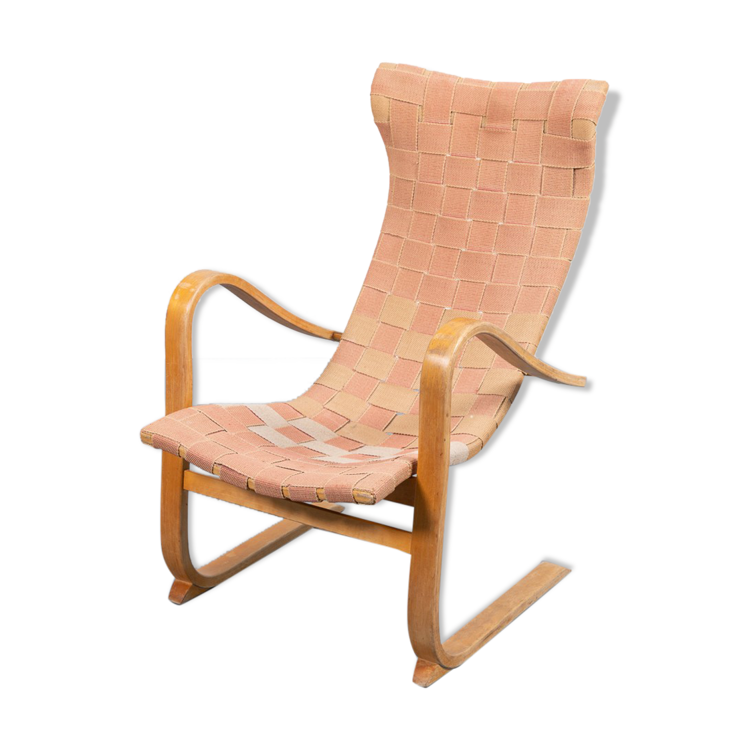 Deck chair 'Patronen' by Gustav Axel Berg 1940s Sweden