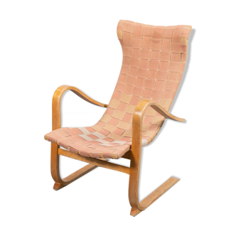 Deck chair 'Patronen' by Gustav Axel Berg 1940s Sweden