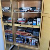 Elm magnifying cabinet