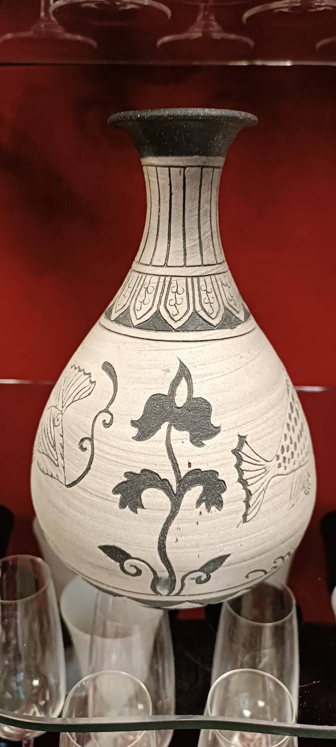 Vase antique , Corée, buncheong
