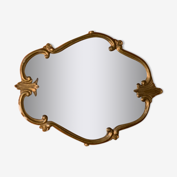 Miroir baroque dorée 28x37cm
