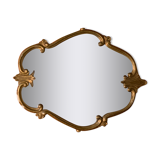 Golden baroque mirror 28x37cm