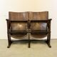 Vintage Two-Seat Cinema Bench from TON, 1960s