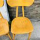 (Lot) 6 Bistro Chairs Lutherma Banana (Light Oak)