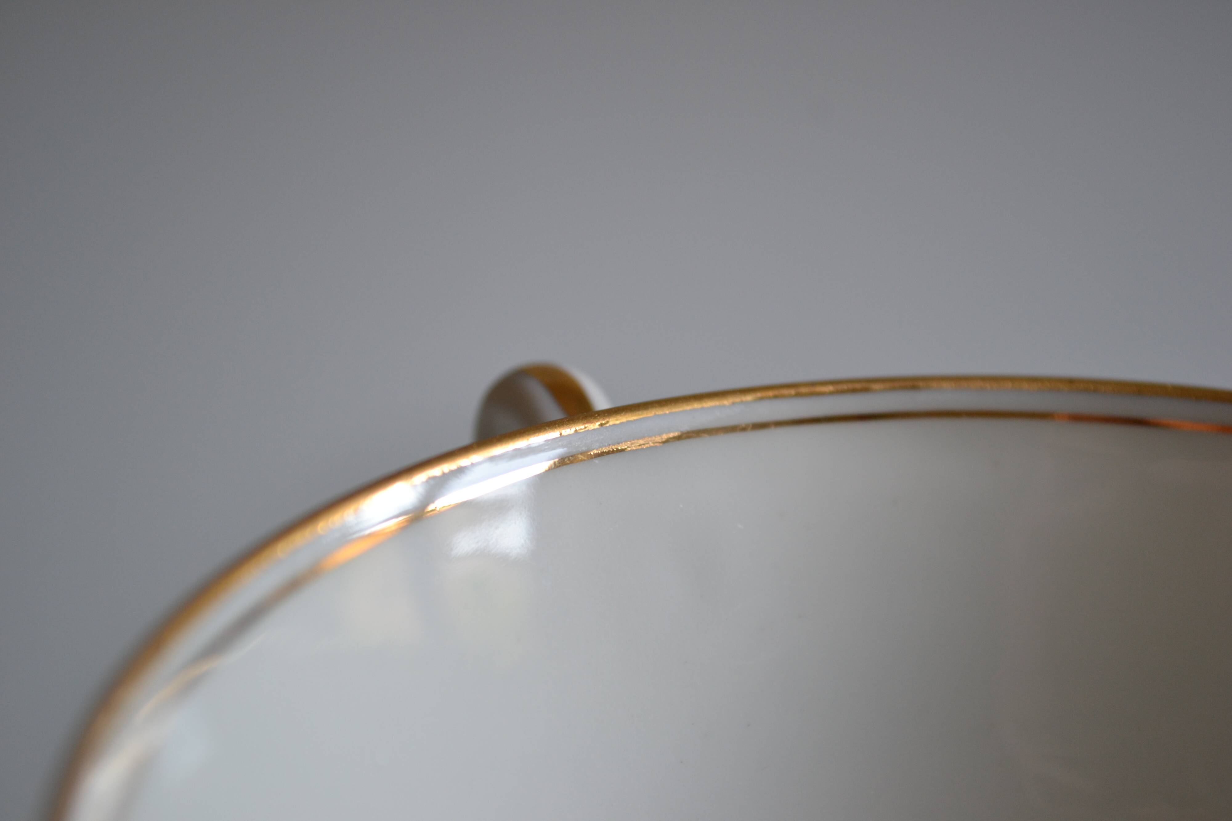 Porcelain shaking cup UC Limoges France circa 1920