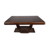 Rosewood art deco cradle table