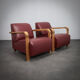 Pair of Hemingway lounge chairs by Hugo de Ruiter, Netherlands, 1990s