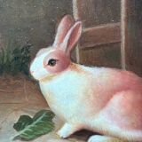 Painting signed "Rabbit".