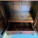 Cabinet chinois laqué rouge