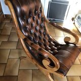 leather armchair