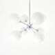 Sputnik chandelier glass and chrome