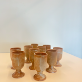 Lot verres en grés