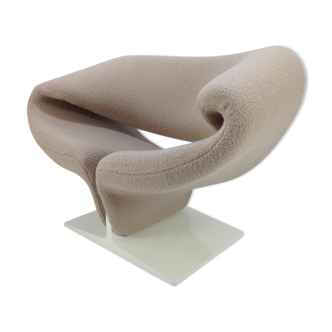 Ribbon armchair by Pierre Paulin for Artifort with Pierre Frey, 1960s