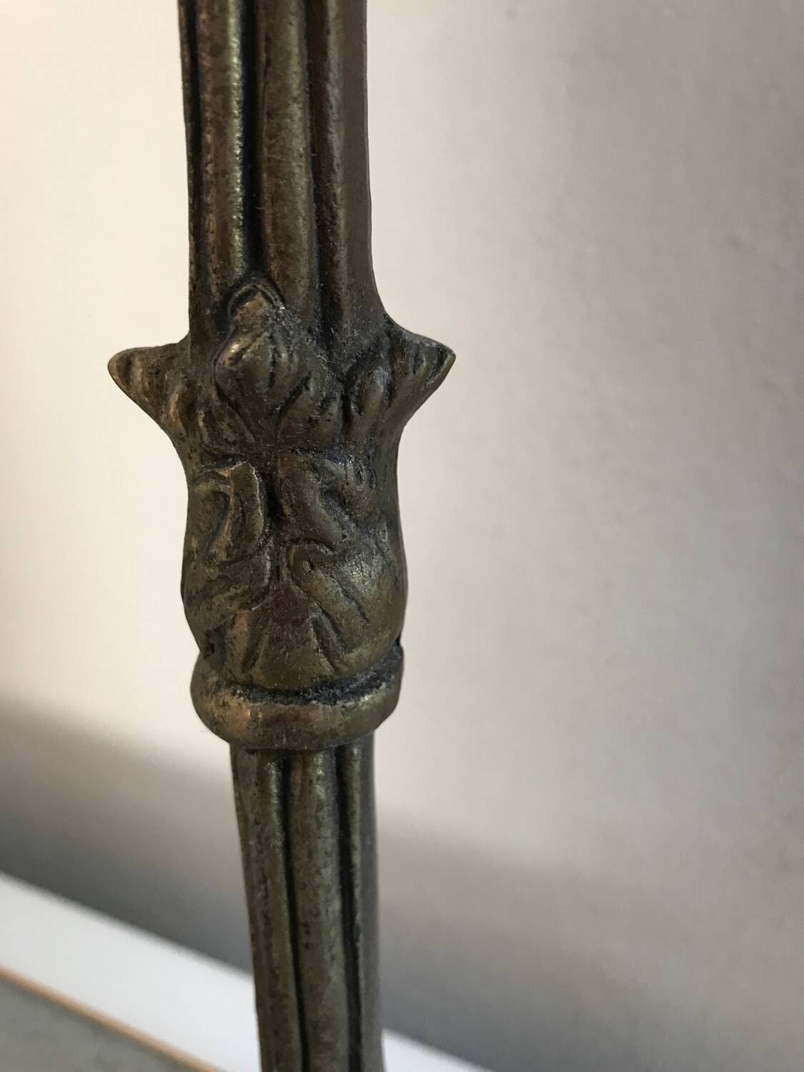 Solid brass fireplace mantelpiece