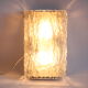 Ice glass wall sconce by Kaiser Leuchten, Germany 1960