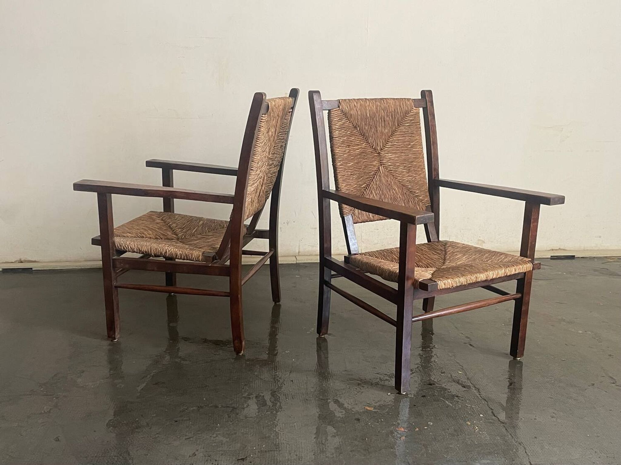 Pair of vintage armchairs