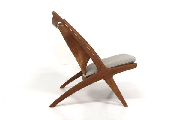Fauteuil ''Krysset / The Cross Chair'' Fredrik Kayser, Gustav Bahus, Norvège, 1960